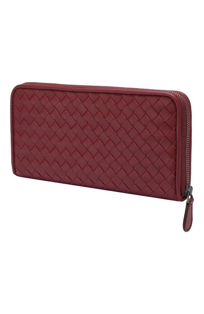 Кожаный кошелек BOTTEGA VENETA бордового цвета по цене 110000 руб., арт. 506685/V001N, фото 2 Кожаный кошелек BOTTEGA VENETA, арт. 506685/V001N, фото 2