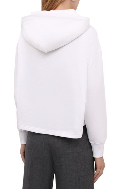 Хлопковое худи KENZO белого цвета по цене 42850 руб., арт. FB62SW6604M0, фото 4 Хлопковое худи KENZO, арт. FB62SW6604M0, фото 4
