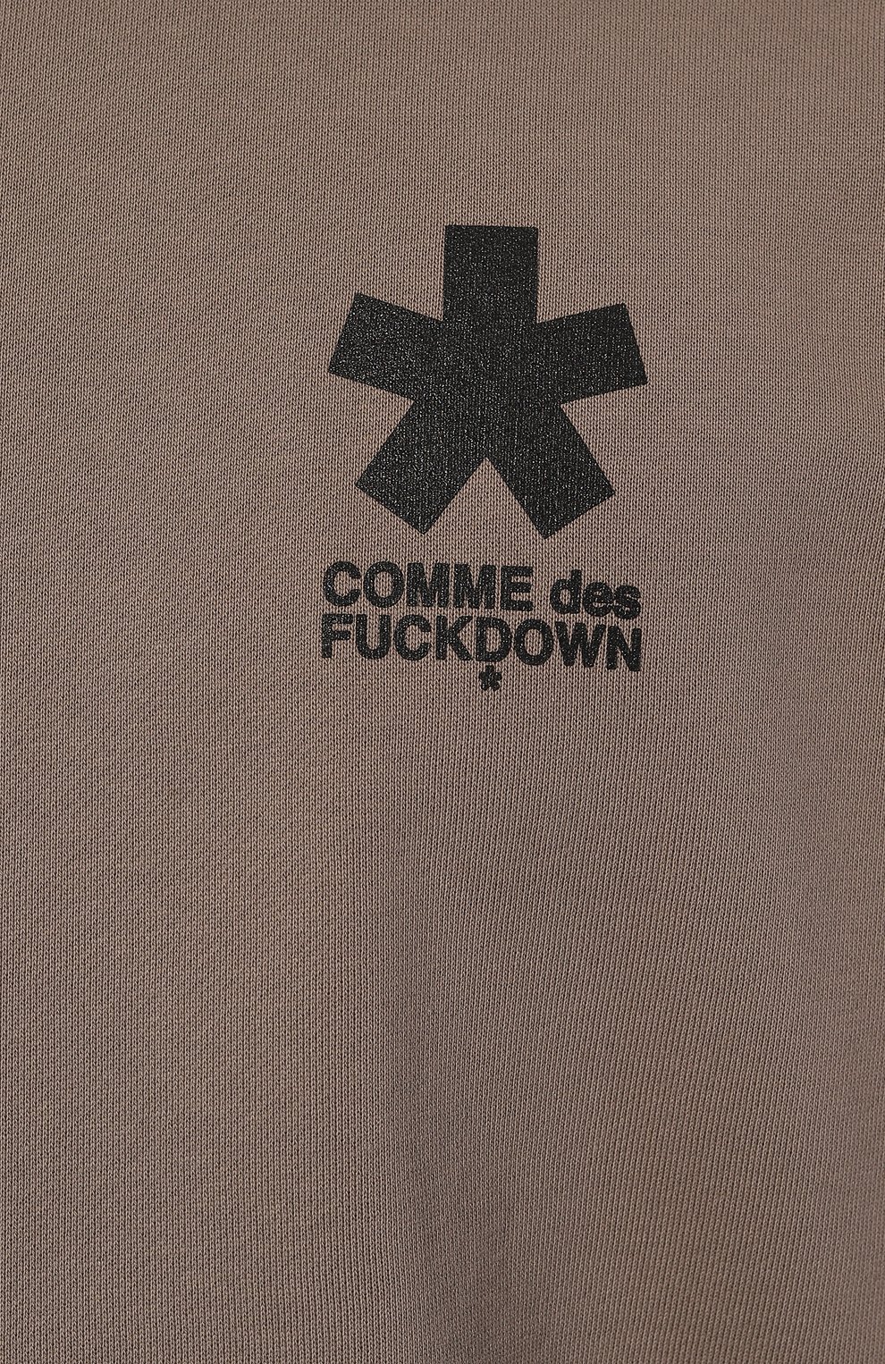 Хлопковое худи COMME DES FUCKDOWN, арт. CFABM01321, фото 5