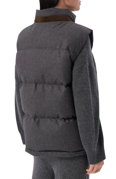 Пуховый жилет из шерсти и кашемира 12 STOREEZ, арт. 139746, фото 4