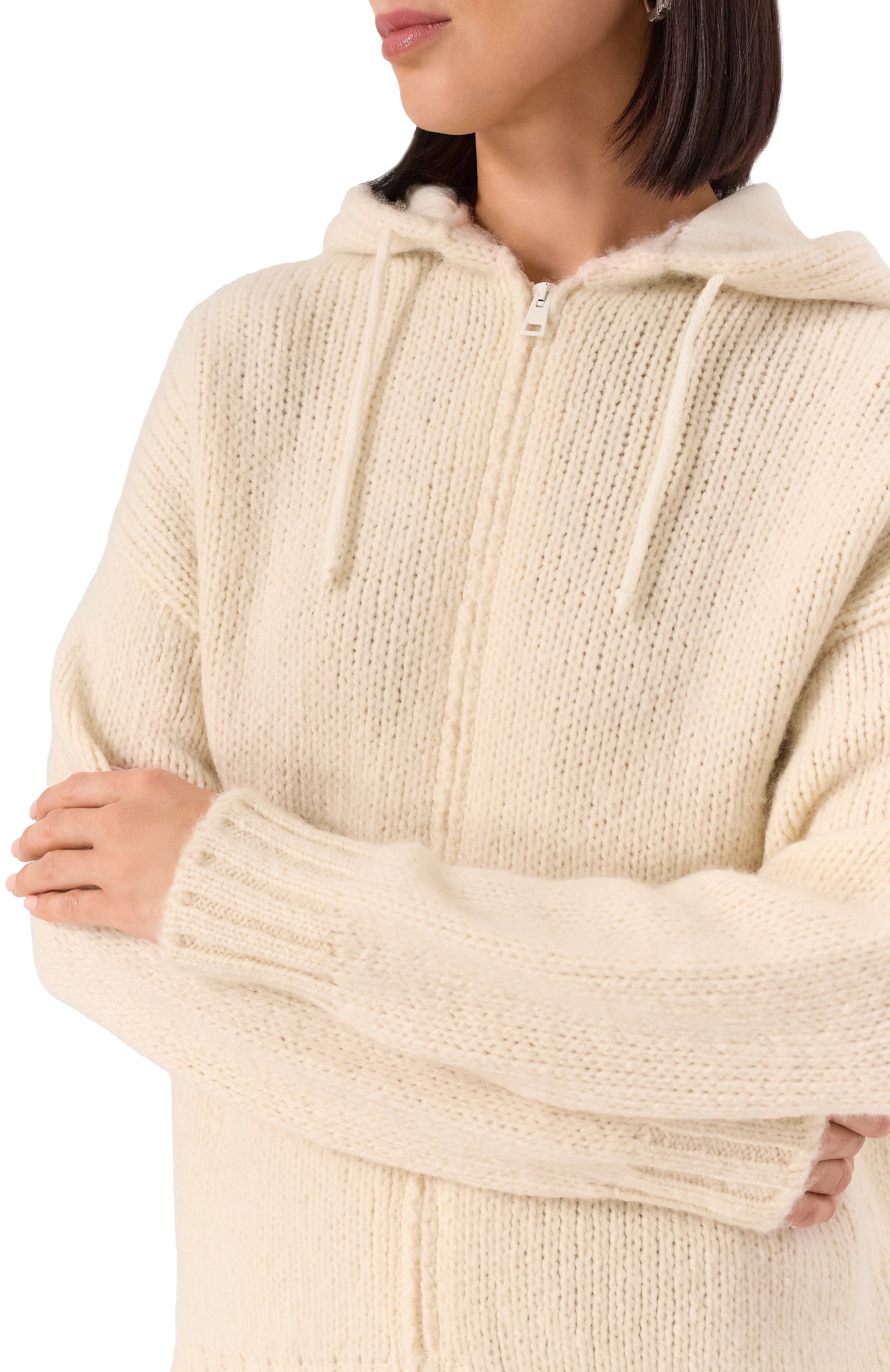 Кашемировый кардиган MVST кремового цвета по цене 259000 руб., арт. MUW84, фото 5 Кашемировый кардиган MVST, арт. MUW84, фото 5