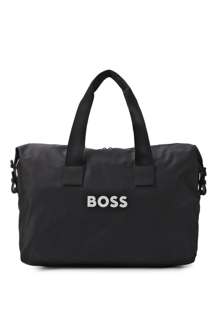Мужская сумка catch 3.0 BOSS черного цвета, арт. 50511942 | Фото 1 (Ремень/цепочка: На ремешке; Размер: large; Материал: Текстиль)