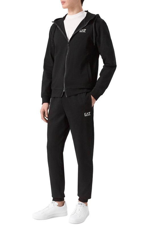 Кожаные кеды Classic CC EA7 7X000331/AF10848 Белый  7X000331/AF10848 Фото 2