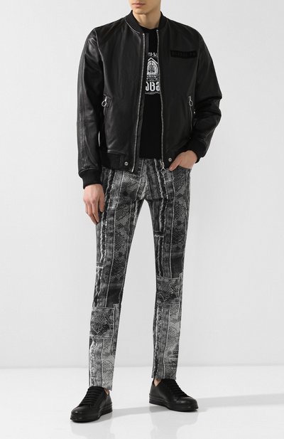 Кожаный бомбер DIESEL, арт. 00SNTH/0EATR, фото 2