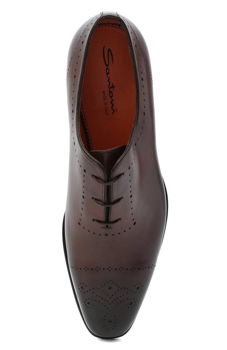 Кожаные оксфорды SANTONI, арт. MCLE17029BB1IDPNT49, фото 1