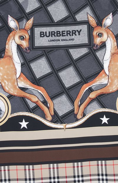 Шелковый платок BURBERRY, арт. 8045972, фото 4