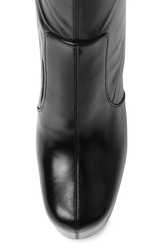 Кожаные ботильоны Ornella Saint Laurent 840665/AAEHF Чёрный  840665/AAEHF Фото 6