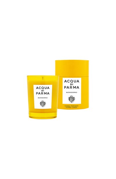 Свеча парфюмированная buongiorno ACQUA DI PARMA бесцветного цвета по цене 6700 руб., арт. 62003, фото 2 Свеча парфюмированная buongiorno ACQUA DI PARMA, арт. 62003, фото 2