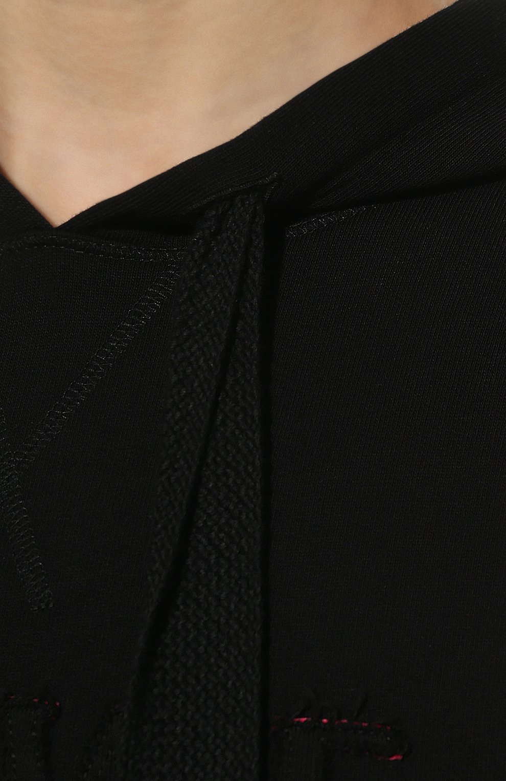 Худи из хлопка и шерсти LOEWE черного цвета по цене 112500 руб., арт. S359Y25X07, фото 5 Худи из хлопка и шерсти LOEWE, арт. S359Y25X07, фото 5