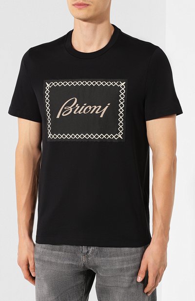 Хлопковая футболка BRIONI, арт. UJCH0L/08638, фото 3