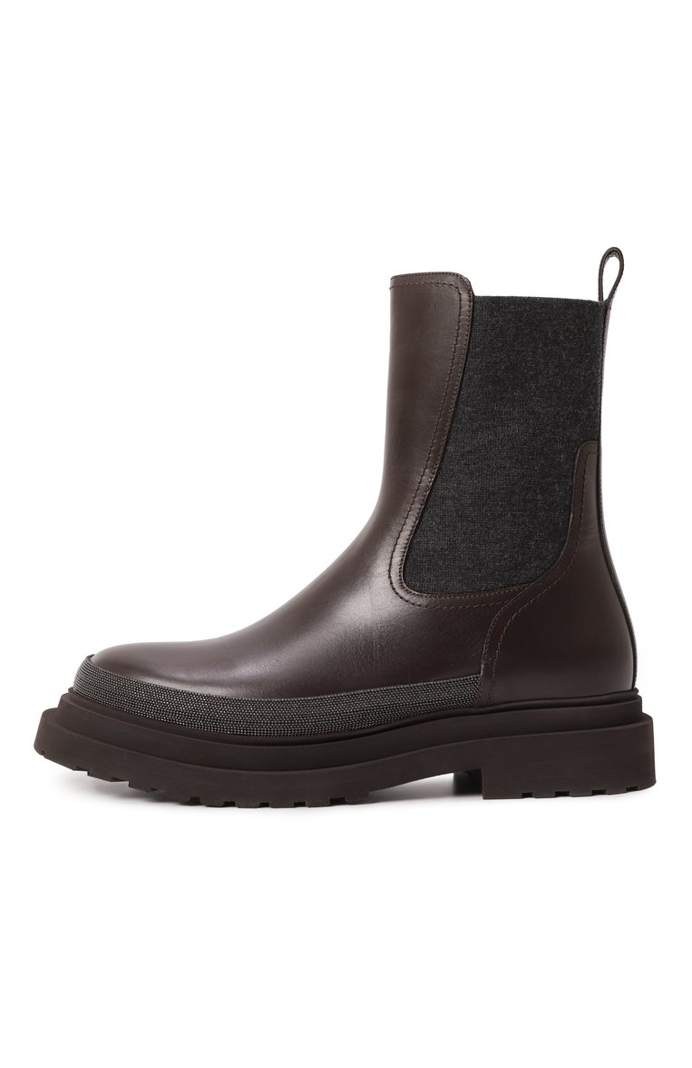 Кожаные челси BRUNELLO CUCINELLI, арт. MZ0LG2745P, фото 1