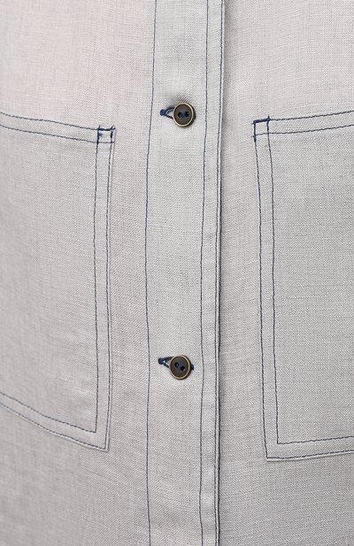 Льняная рубашка EMPORIO ARMANI, арт. 3L2CA1/2NF8Z, фото 5