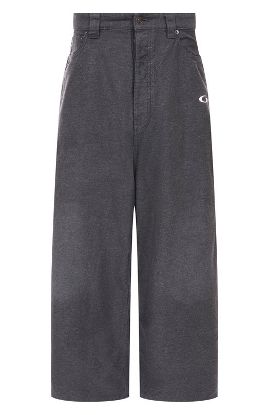 Хлопковые брюки Balenciaga 838695/TSWB3 Серый 838695/TSWB3