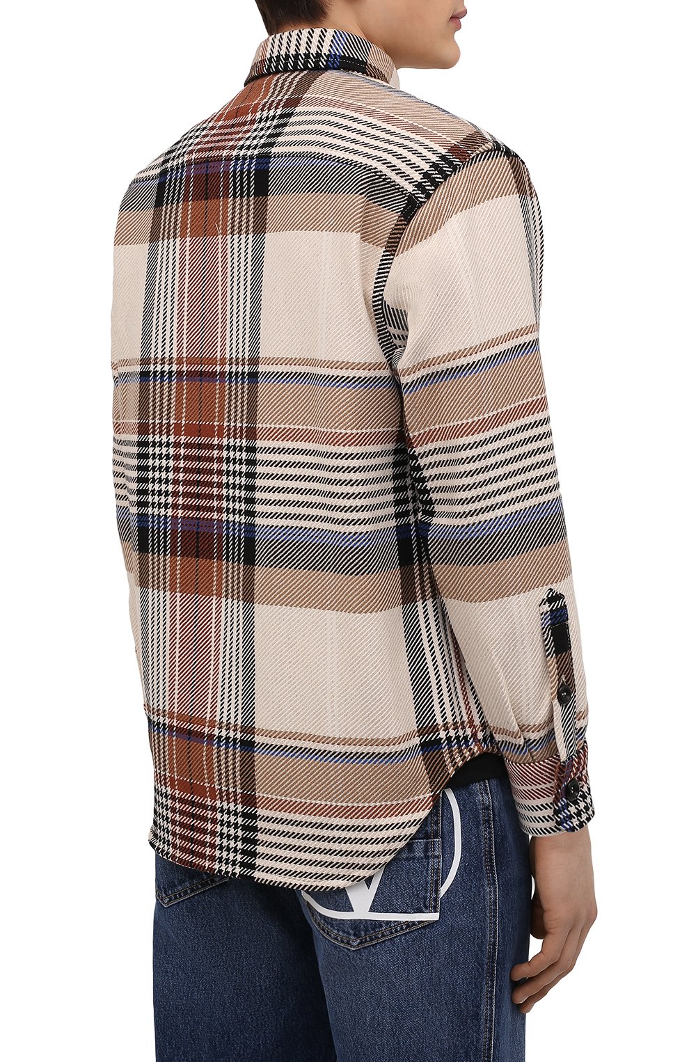 Рубашка из хлопка и шерсти DIESEL, арт. A03579/0EFAD, фото 4