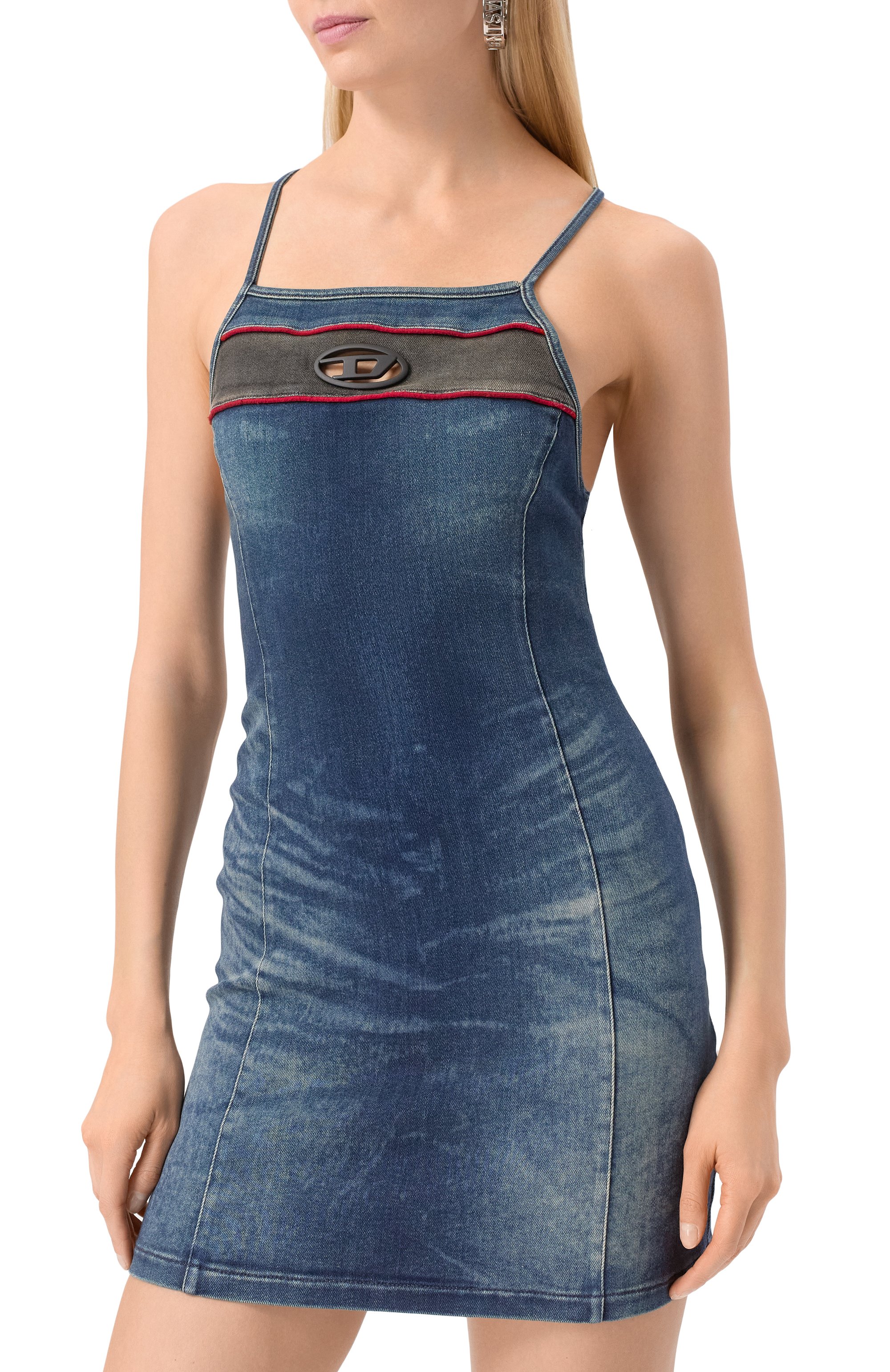 Джинсовое платье DIESEL, арт. A17351/0ABCZ, фото 3