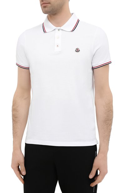 Хлопковое поло MONCLER, арт. G1-091-8A703-00-84556, фото 3