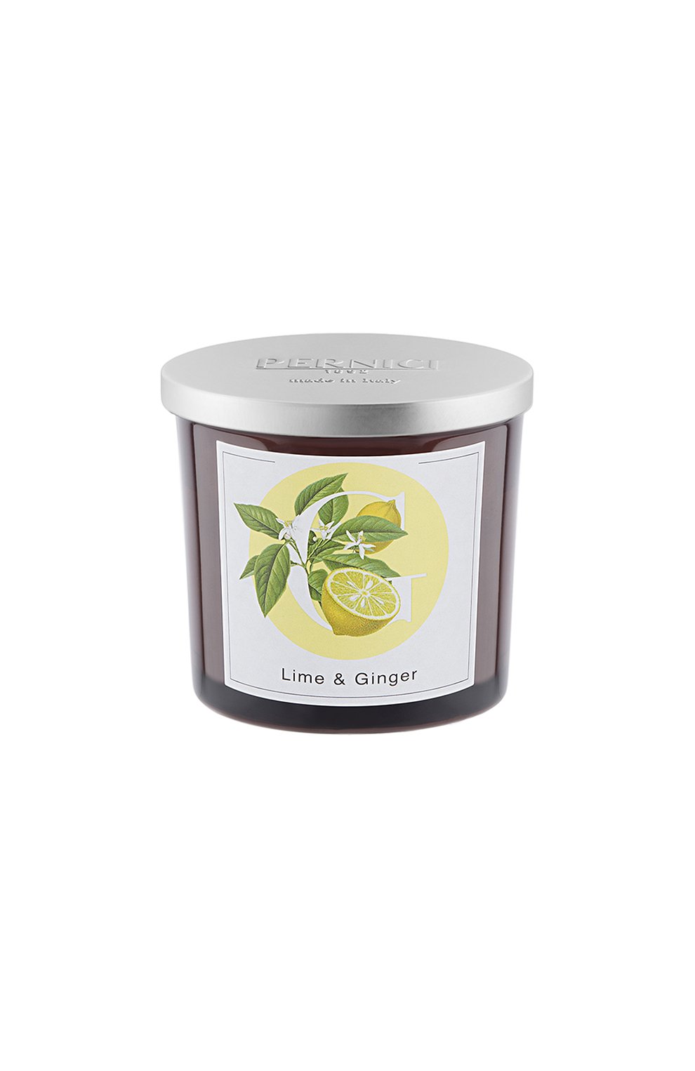 Свеча lime & ginger (200g) PERNICI, арт. 8001962074810, фото 1