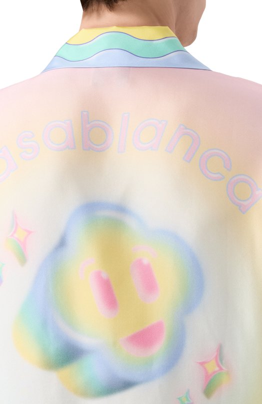 Шелковая рубашка Casablanca M-SP26-SH-003-03 Разноцветный  M-SP26-SH-003-03 Фото 5