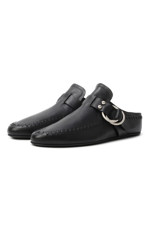 Кожаные сабо Ande Ann Demeulemeester B0012921/LT154 Чёрный B0012921/LT154