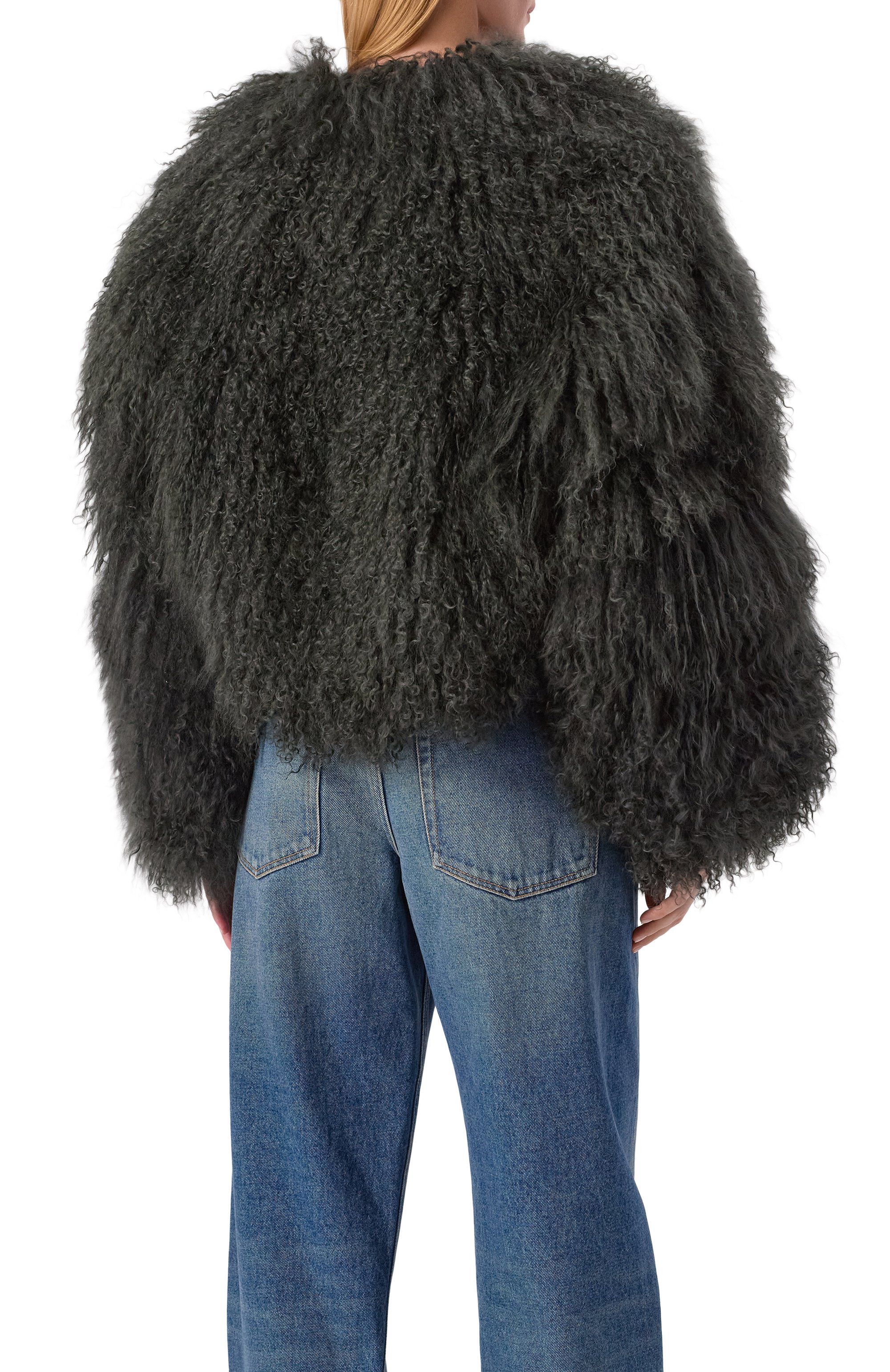 Шуба из козы HALFBOY, арт. HF251WL015, фото 4