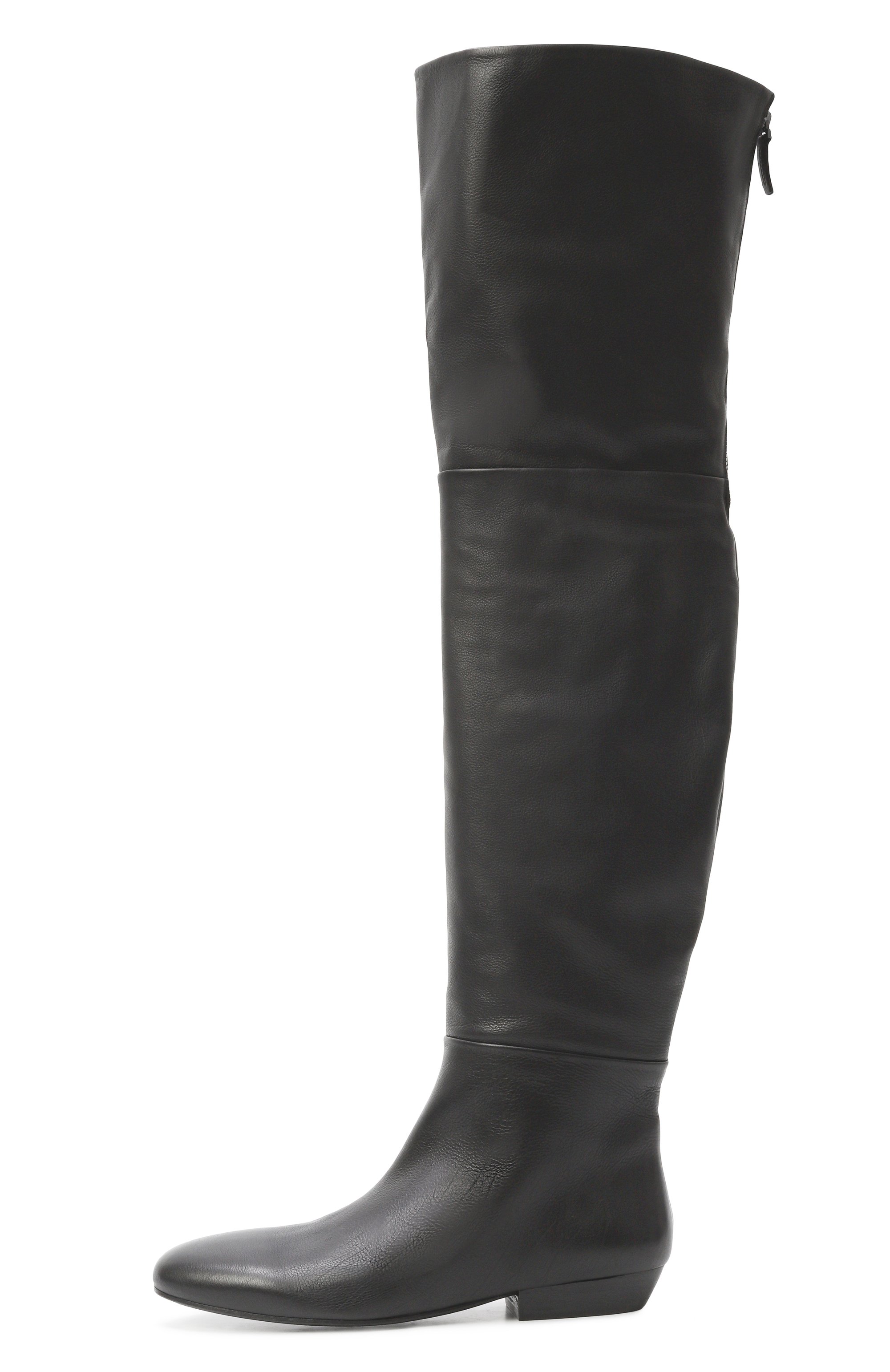 Кожаные ботфорты miniblocco MARSELL, арт. MW8641/P010, фото 4