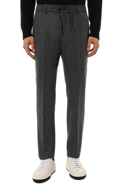 Шерстяные брюки BERWICH темно-серого цвета по цене 45950 руб., арт. SPIAGGIA ALC/VB1504, фото 3 Шерстяные брюки BERWICH, арт. SPIAGGIA ALC/VB1504, фото 3