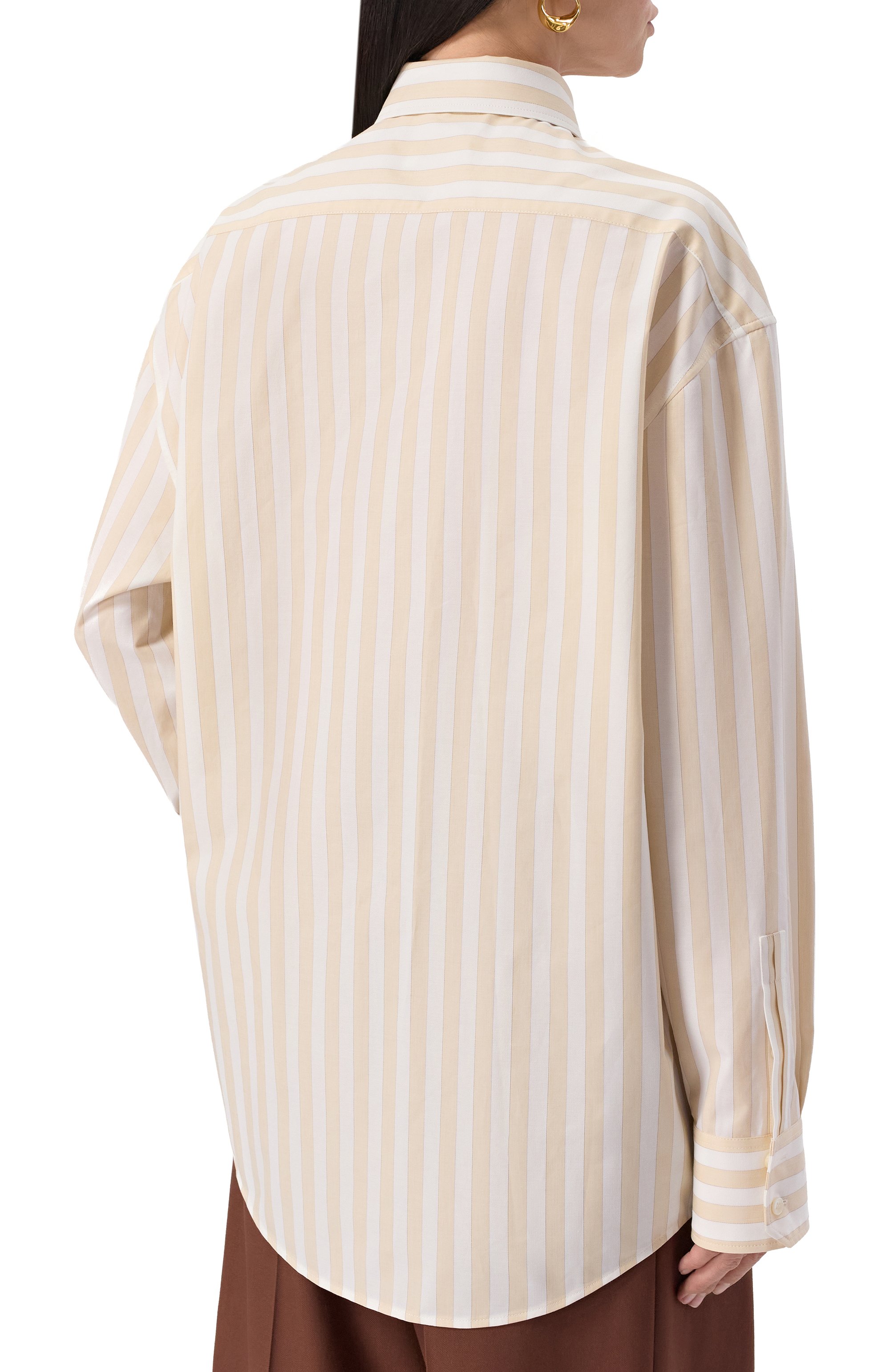 Хлопковая рубашка SAINT LAURENT, арт. 829703/Y7C11, фото 4