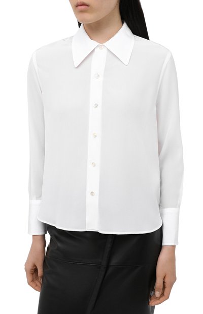 Шелковая рубашка SAINT LAURENT, арт. 626928/Y100W, фото 3