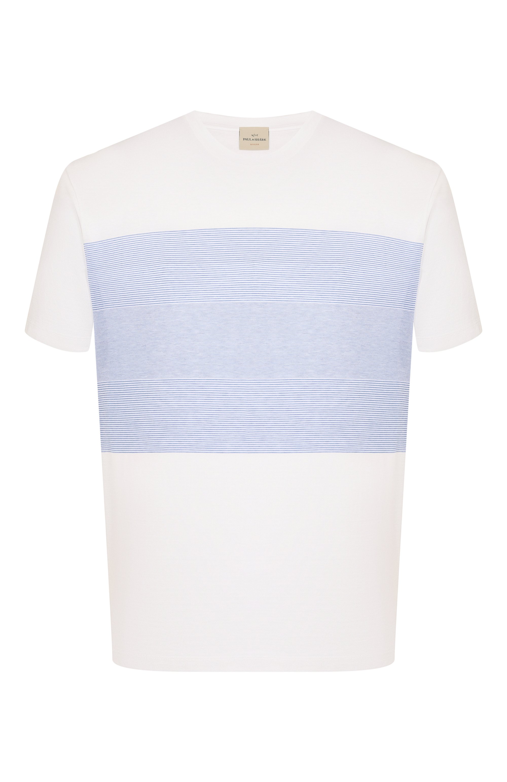 Хлопковая футболка PAUL&SHARK, арт. 26411020_001, фото 1