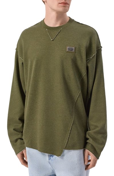 Хлопковый лонгслив DOLCE & GABBANA, арт. G8TF9T/HU7WY, фото 3