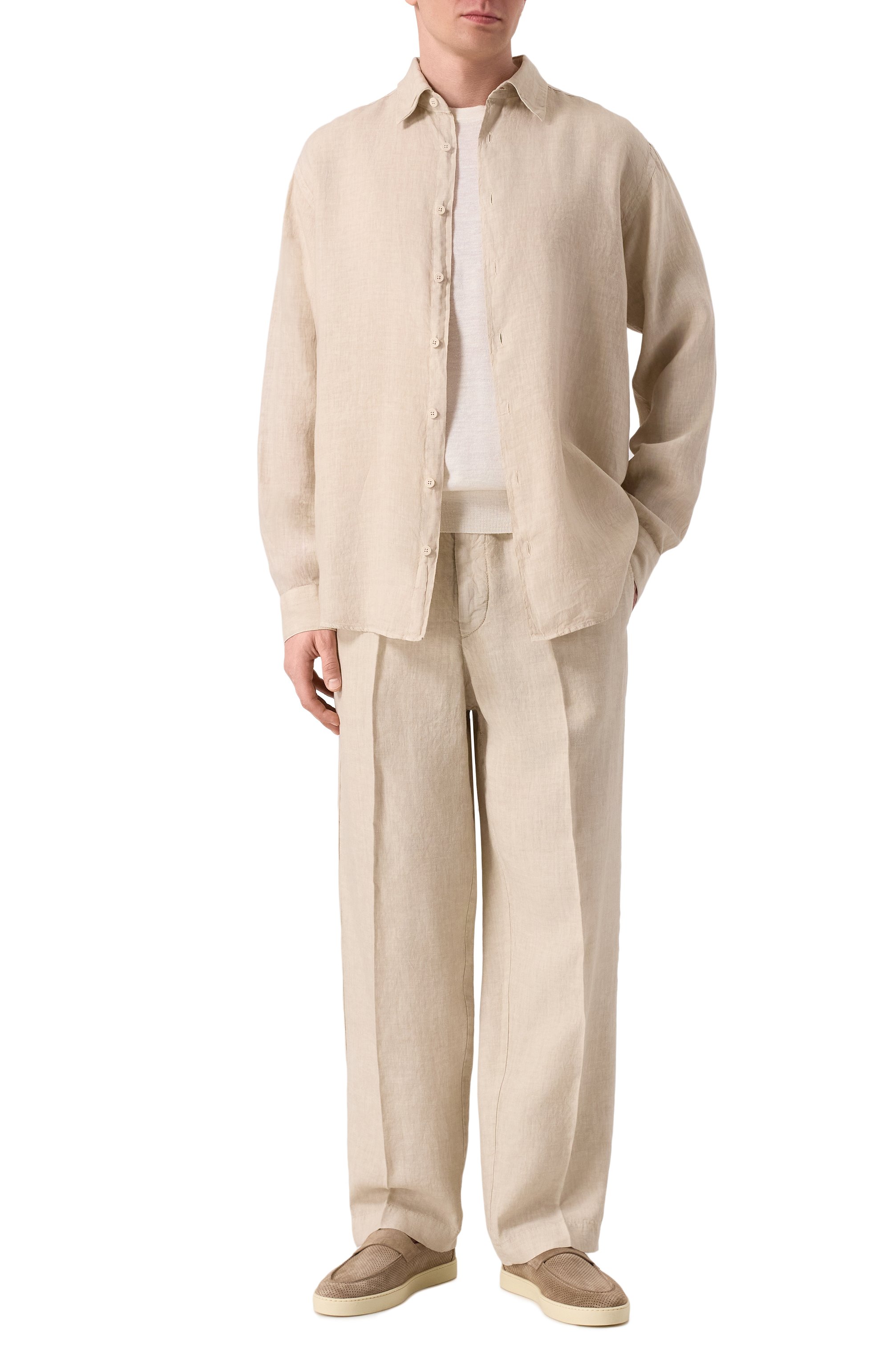 Льняные брюки INLINUM, арт. PAJAMA18, фото 2