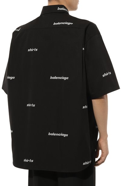 Хлопковая рубашка BALENCIAGA, арт. 681702/T0L65, фото 4