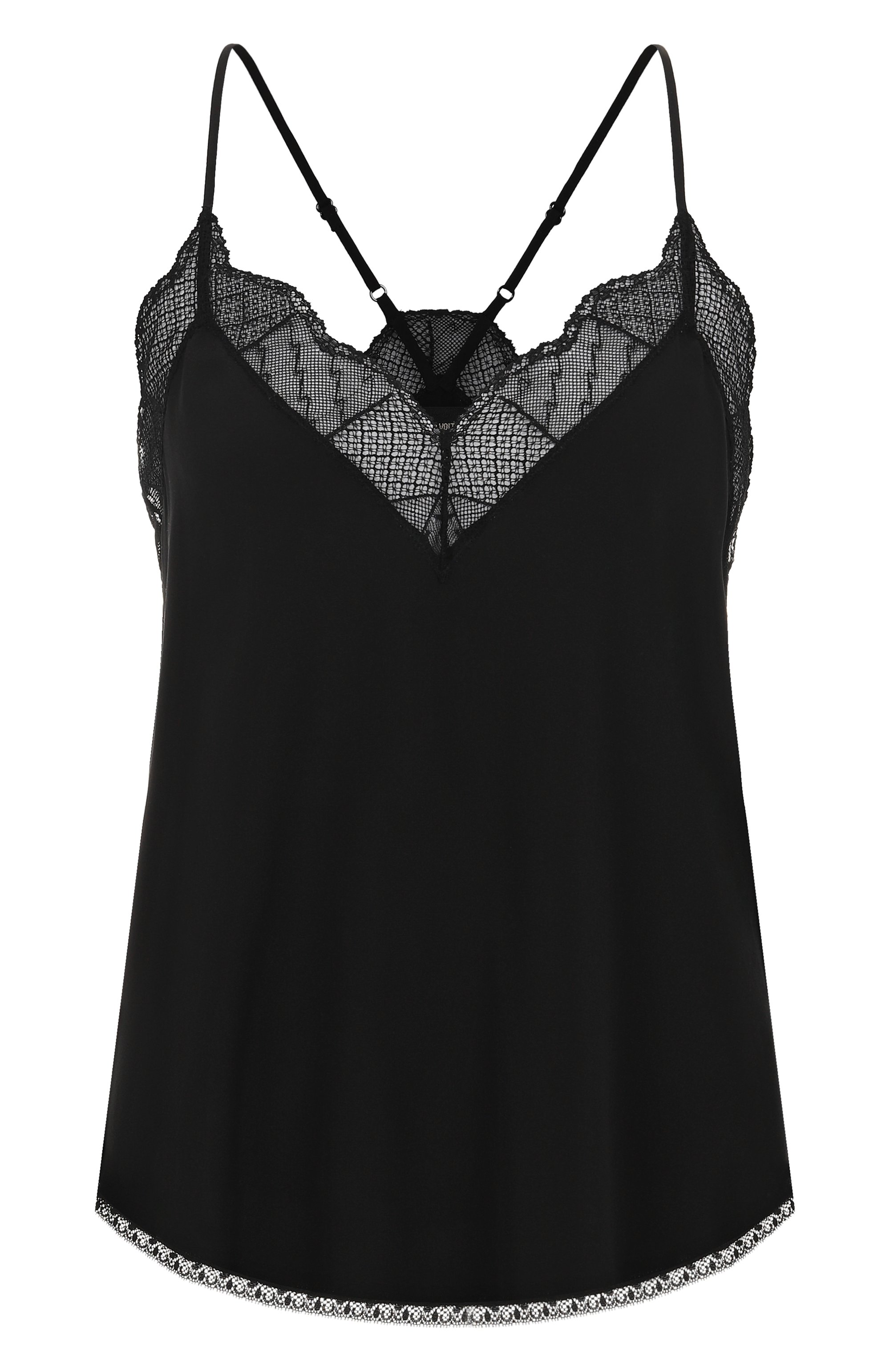 Шелковый топ ZADIG AND VOLTAIRE, арт. WWCR01313, фото 1