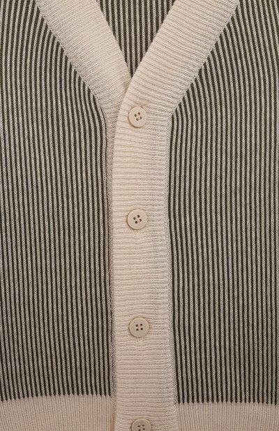 Хлопковый кардиган ROYAL FIVE COLLECTION бежевого цвета по цене 6900 руб., арт. КП-ACS104/177, фото 3 Хлопковый кардиган ROYAL FIVE COLLECTION, арт. КП-ACS104/177, фото 3