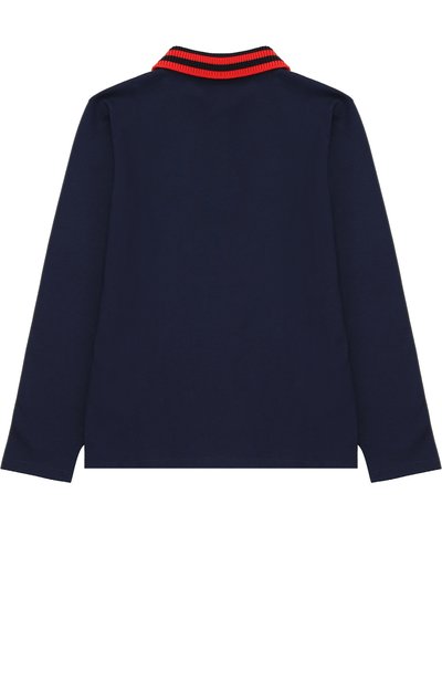 Хлопковое поло с длинными рукавами GUCCI, арт. 440302/X5B87, фото 2