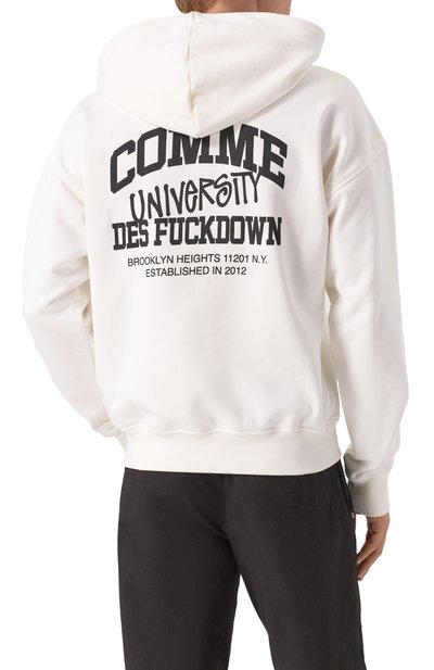 Хлопковое худи COMME DES FUCKDOWN, арт. CFABM01620, фото 4