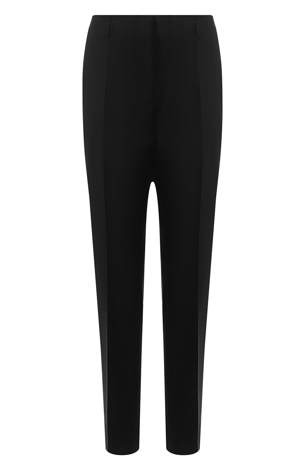 Брюки из смеси хлопка и шерсти DRIES VAN NOTEN черного цвета по цене 29700 руб., арт. 191-10913-7286, фото 1 Брюки из смеси хлопка и шерсти DRIES VAN NOTEN, арт. 191-10913-7286, фото 1
