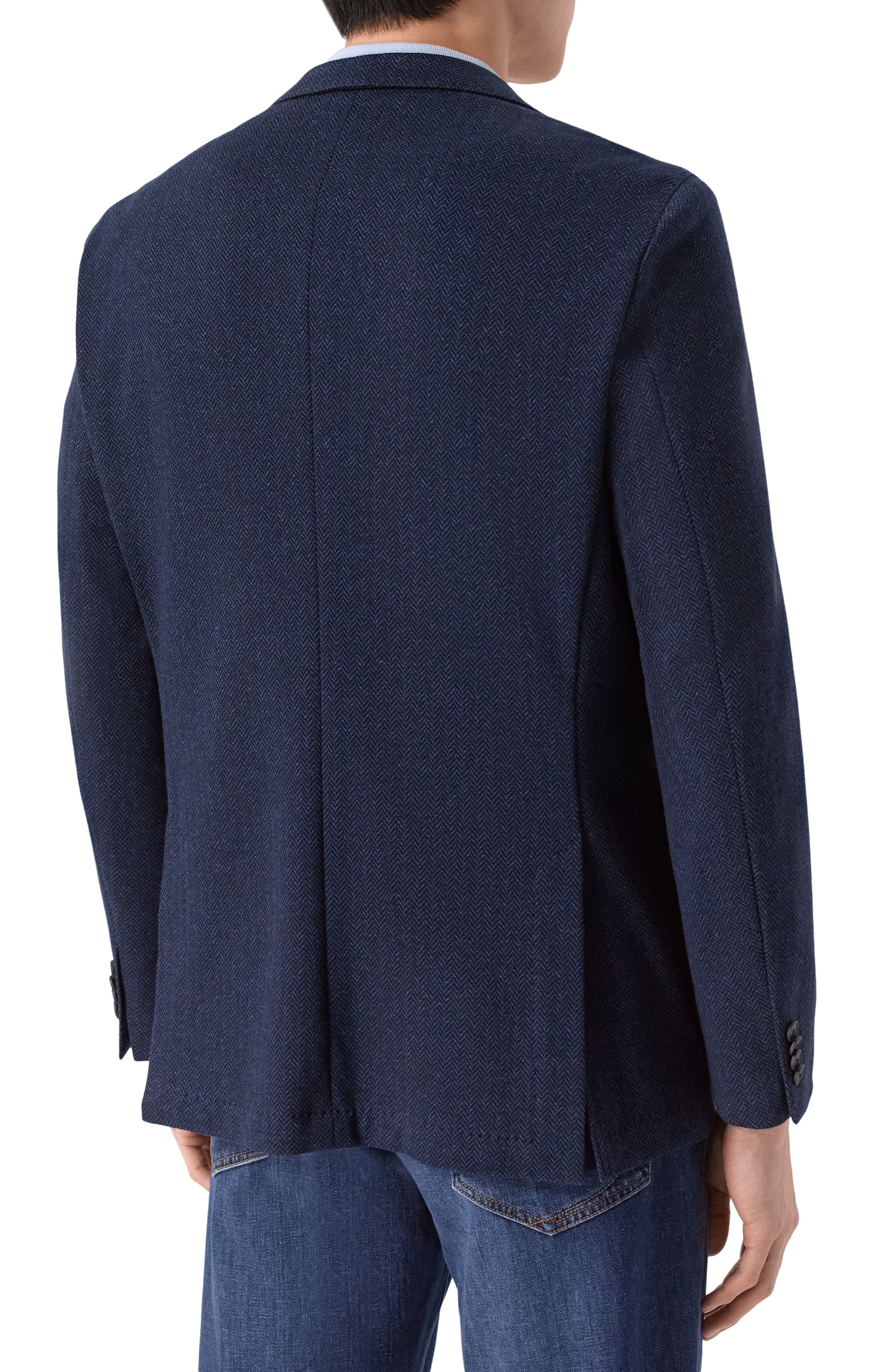 Хлопковый пиджак BOSS, арт. 50557389, фото 5