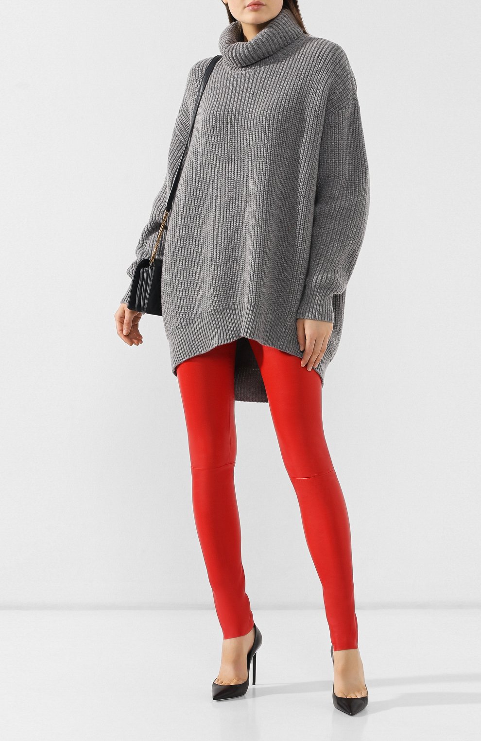 Кожаные легинсы DROME, арт. DPD1890P/D074P, фото 2