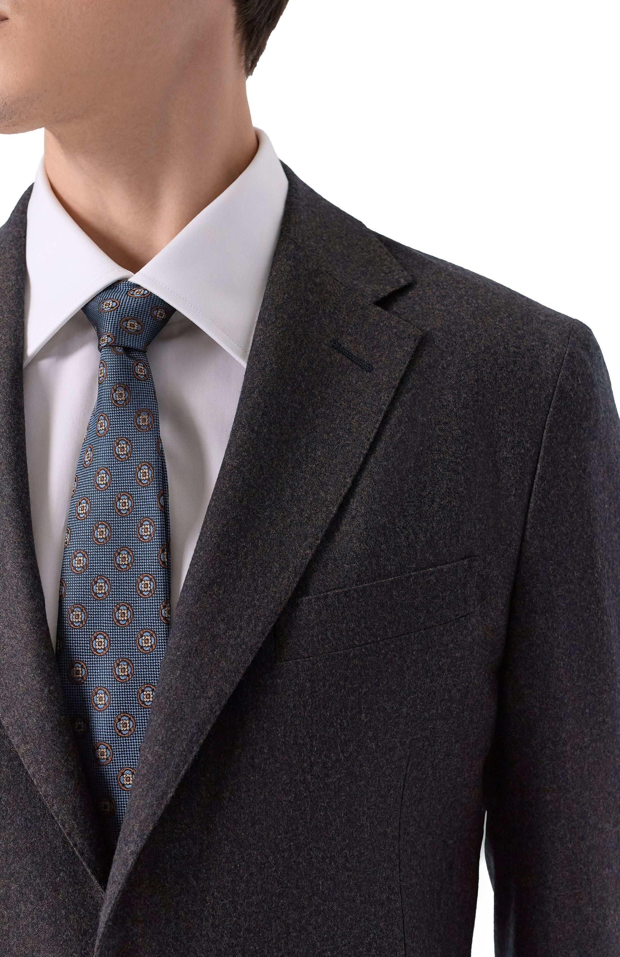 Шерстяной пиджак CORNELIANI, арт. 26X007-2618400_1, фото 6