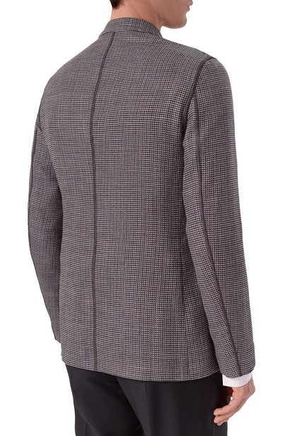 Пиджак из шерсти и шелка GIORGIO ARMANI, арт. 0WGGG0IL/T02D3, фото 4