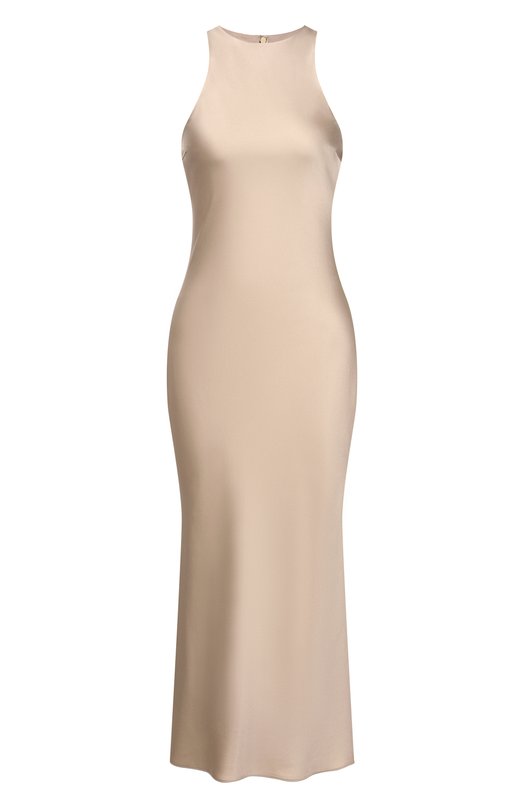 Атласное платье Daname 626SS6804A Бежевый 626SS6804A
