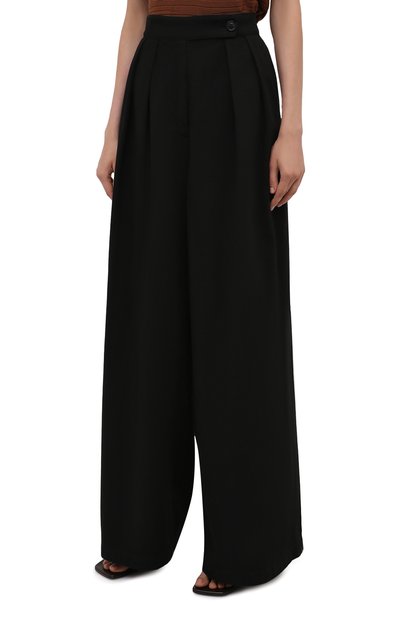 Хлопковые брюки DRIES VAN NOTEN черного цвета по цене 38900 руб., арт. 212-030908-3285, фото 3 Хлопковые брюки DRIES VAN NOTEN, арт. 212-030908-3285, фото 3
