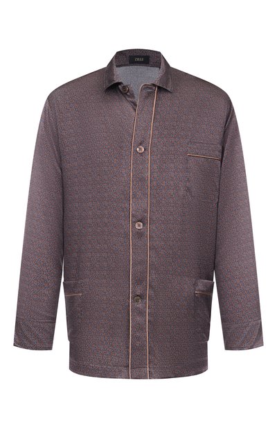 Мужская шелковая сорочка ZILLI, арт. PZG013M0600V00000