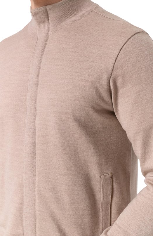 Шерстяной кардиган Paul&Shark 25411704/S Бежевый  25411704/S Фото 5