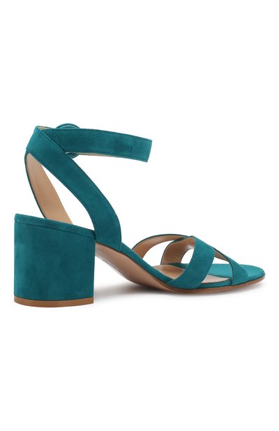 Замшевые босоножки frida GIANVITO ROSSI, арт. G31446.60RIC.CAMM0SC, фото 4