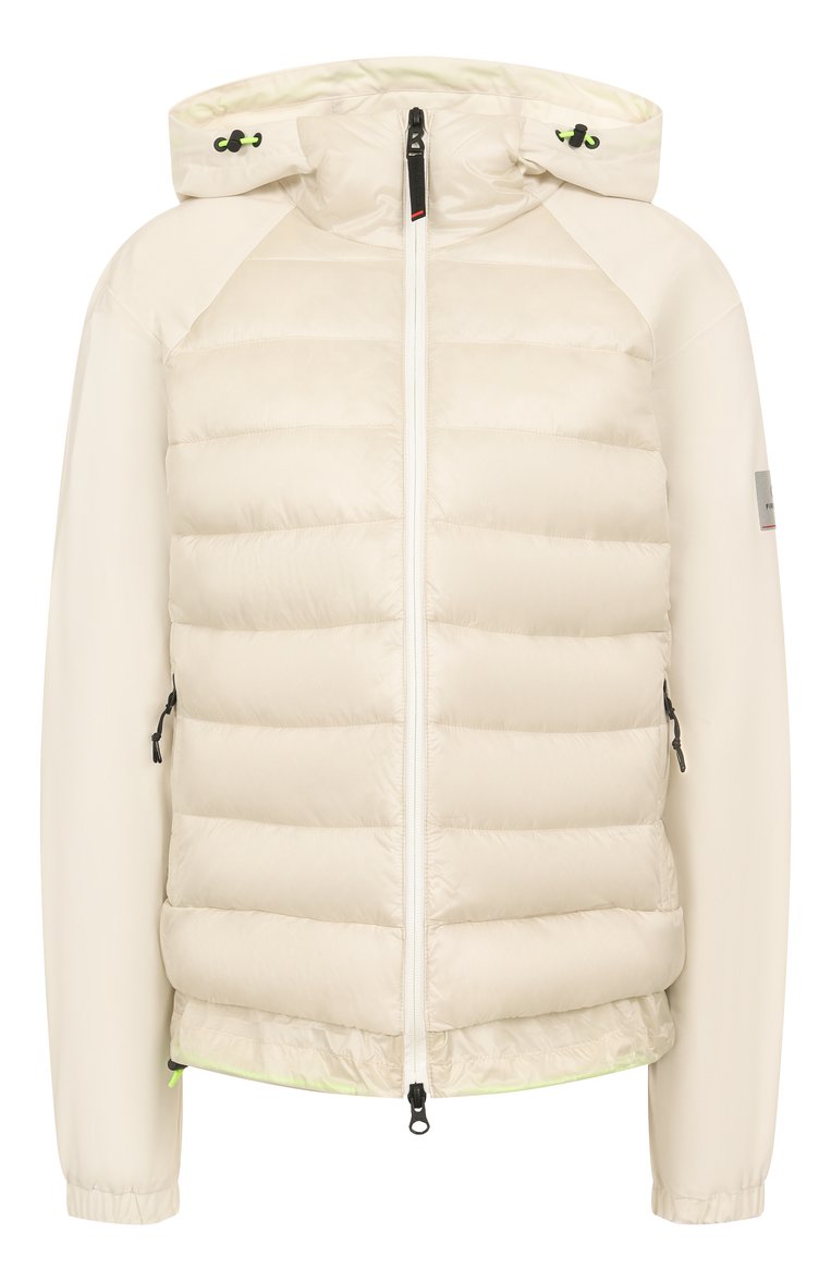 Женская утепленная куртка BOGNER FIRE+ICE кремового цвета, арт. 34538370 | Фото 1 (Длина (верхняя одежда): Короткие; Рукава: Длинн�ые; Материал внешний: Синтетический материал; Кросс-КТ: Куртка, Утепленные; Стили: Спорт-шик)