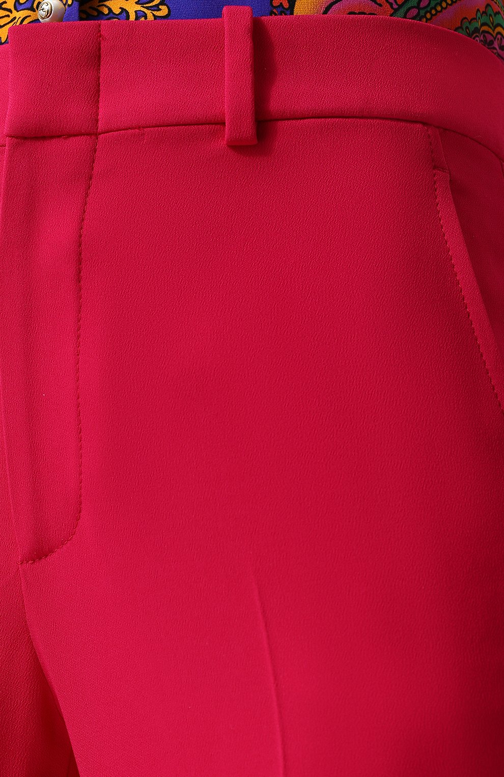 Укороченные однотонные брюки со стрелками GUCCI, арт. 497762/ZKR01, фото 5