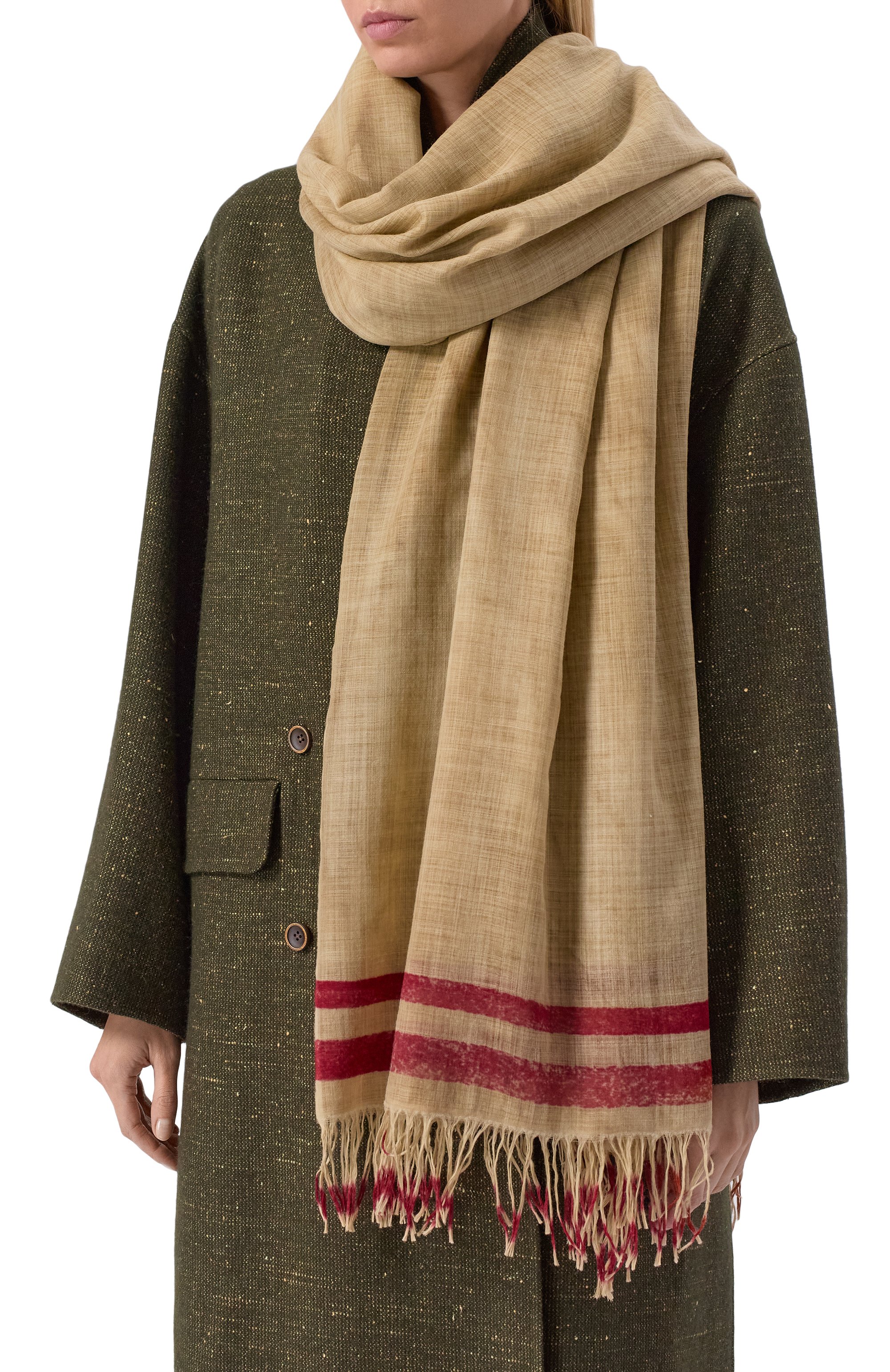 Шерстяной шарф UMA WANG, арт. UA0252, фото 2