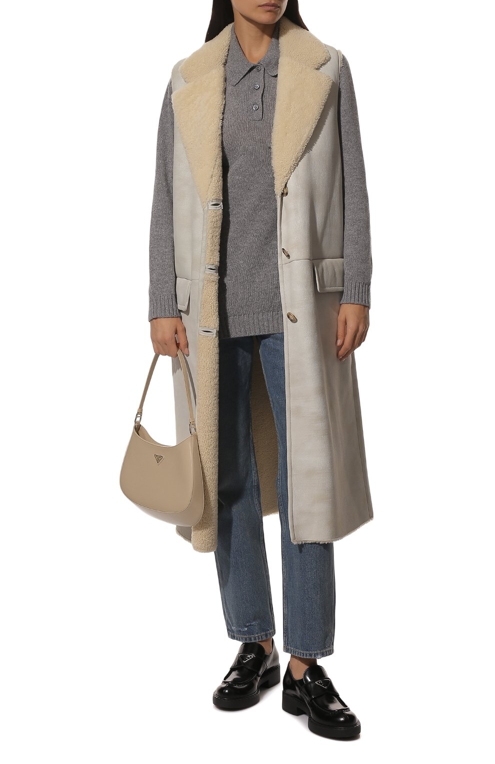 Жилет из меха овчины PRADA, арт. 59415-NRO-F0018, фото 2